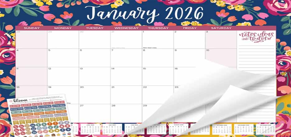 Настенный календарь с большими клетками 2026: выбираем лучший